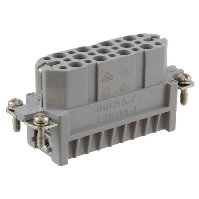 2-1103109-3 TE Connectivity AMP Connectors  Moduli di inserti per connettori per impieghi gravosi